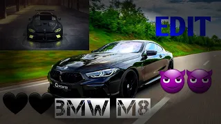 BMW M8 🔥🔥EDIT Black 🖤🖤