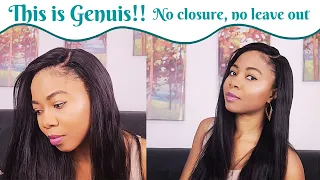 GAME CHANGER!!! Faux Leave Out - Detailed Tutorial | NO Leave out, NO Closure, U/V- Part Wig Sew-in