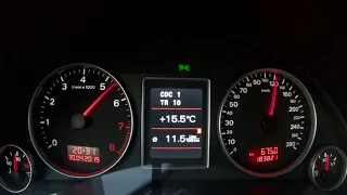 AUDI A4 B7 2.0 TFSI quattro: Acceleration | 200hp | MT