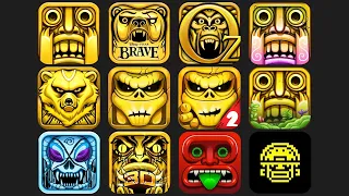 Temple Run | Temple Run Brave | Temple Run Oz | Temple Run 2 | Spirit Run | Zombie Run (12 in 1)