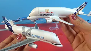 UNBOXING BEST PLANES: Airbus A300 Super Transporter Boeing B747 787 777 Japan New Zealand USA planes