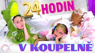 Výzva 24 hodin v koupelně 🛁 Zvládnou tento úkol nejlepší přátelé? Vtipné situace | Amelka Karamelka