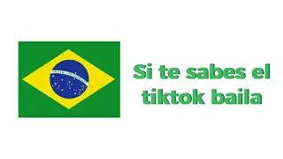 SI TE SABES EL TIK TOK BRASILEÑO BAILA! - 2023 ✨🔥