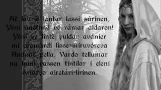 Namárië (Galadriel's Lament) + Lyrics