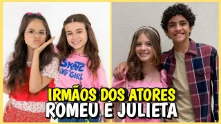 IRMÃOS dos ATORES de A INFÂNCIA de ROMEU e JULIETA! A NOVA NOVELA do SBT!