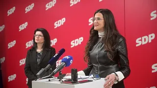 Romana Jerković govorila na konferenciji za medije SDP-a o dostupnosti onkološke skrbi u Hrvatsko