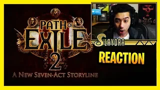 Path Of Exile 2 Trailer Reaction! DRUID? New Engine? 7 NEW ACTS!
