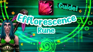 Resto Druid Efflorescence Rune Guide & Quest Tips for Season of Discovery Phase 3 !