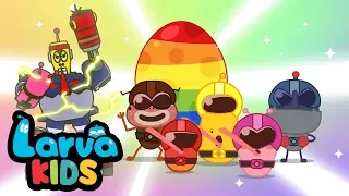 NEW! SURPRISE EGGS - LARVA RANGERS | EGG SONG | SUPER BEST SONGS FOR KIDS | LARVA KIDS