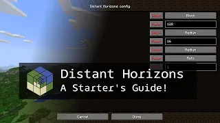 (OUTDATED) Distant Horizons: Starter's Guide for Beginners!