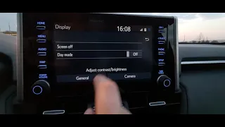 Toyota RAV4 2020. Service menu activation