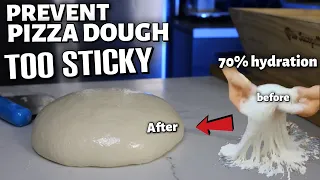 How To Prevent The Pizza Dough From Getting STICKY