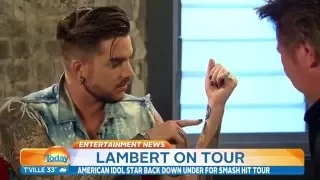 2016-02-01 Adam Lambert on The Today Show, Australia