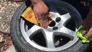 HOW TO POLISH ALUMINUM WHEELS W/ PEALING CLEAR COAT !