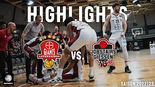 BAYER GIANTS Leverkusen : JobStairs Giessen 46ers | Highlights | ProA | Saison 2022/23