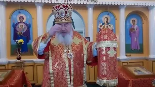 Пламенная проповедь архиепископа Зосимы на день памяти вмч. Варвары