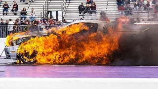 Mustang EXPLODES Into Flames!