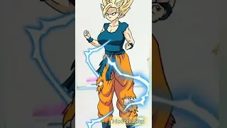 dragon Ball character's gender swap ( Goku) ll #shorts #dragonballz #dbs #goku #genderswap