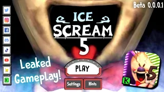 Ice Scream 5 Main Menu!!!(Fanmade) | Ice Scream 5 Trailer | Ice Scream 5