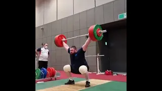 220 kgs Snatch at Tokyo olimpic practice session weightlifting motivation#Snatch#weightlifting