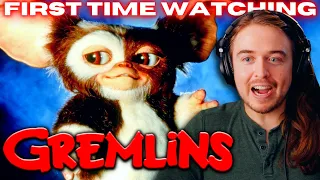 **IT'S A HORROR MOVIE!?!** Gremlins (1984) Reaction/ Commentary: FIRST TIME WATCHING