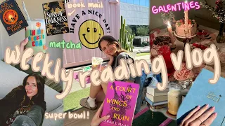 finishing 3 books✨, galentines💌, reading journal update☁️, and more | WEEKLY VLOG