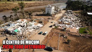 VEJA COMO FICOU O CENTRO DE MUÇUM DEPOIS DA MAIOR ENCHENTE DO RIO GRANDE DO SUL!