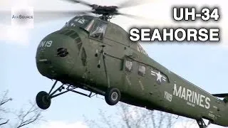 UH-34D Seahorse Helicopter Landing