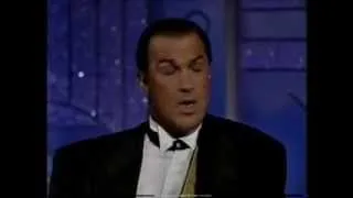 Steven Seagal on the Arsenio Hall Show 1992 promoting "Under Siege"-part 2