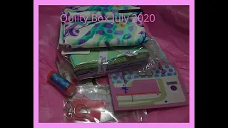 #Unboxing #GetQuilty Quilty Box July 2020