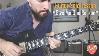 Guitar Solo Lesson - Tracy Chapman "Give Me One Reason"