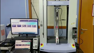Adhesive tape - Adhesion force tester - Shimadzu Autograph Tensile Test Systems