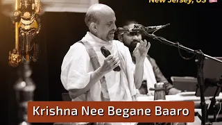 Krishna Nee Begane Baaro | New Jersey |US | LIVE Concert | Dr. Vidyabhushan | Sri Krishna Vrindavana
