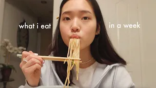 what i eat in a week pt 9 (spring break edition + korean food)