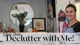 WHOLE HOUSE DECLUTTER AND ORGANIZE WITH ME! *Part 2* | Back to School Organization + Prep | NESTING