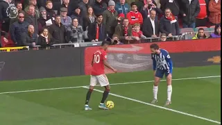 Marcus Rashford elastico nutmeg vs Brighton HD