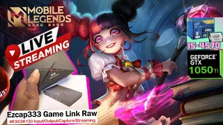 UJI STREAMING GAME CAPTURE CARD EZCAP 333 Mobile Legends CORE i5 4570 | GTX 1050Ti | RAM DDR3 8GB