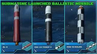 BUFFED! | RSM-56 Bulava VS UGM-133 Trident II & JL-3 | Missile/SLBM Comparison | Modern Warships