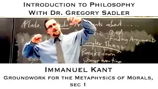 Immanuel Kant, Groundwork for the Metaphysics of Morals, sec. 1 - Introduction to Philosophy