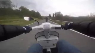 Vespa tuning-brutal acceleration