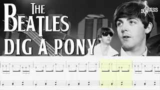 The Beatles - Dig a Pony (Bass + Drum Tabs) By Paul McCartney & Ringo Starr