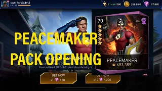 PEACEMAKER PACK OPENING AND UPGRADES !!! Injustice 2 Mobile