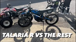 TALARIA R VS THE REST! / SUNDAY FUNDAY UKBIKELIFE