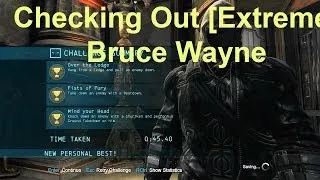 Checking Out [Extreme]: Bruce Wayne Predator: 3 Medals: Initiation DLC - Batman Arkham Origins