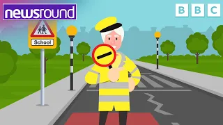 Why are they called lollipop people? | Newsround #roadsafety