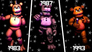 ALL TYPES OF FREDDY ANIMATRONICS Fanmade Timeline V1