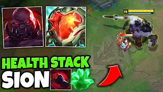 I BROKE THE SION HEALTH STACKING RECORD! (9000 HP BY 30 MINUTES)