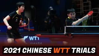 Lin Shidong/Kuai Man vs Zheng Peifeng/Shi Xunyao | Chinese WTT Trials and Olympic Simulation (Group)