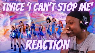 WHO IS TWICE?! THEY GOT ME TOO HYPE! I FEEL CORNERED!  | TWICE "I CAN'T STOP ME" M/V REACTION