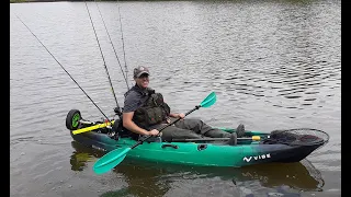 Windy days on a Vibe Yellowfin 100